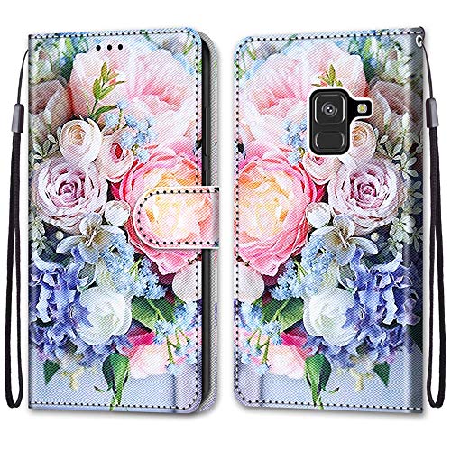 KimsCase Schutzhülle für Samsung Galaxy A8 2018, Klappdeckel, Kartenfach, Brieftasche, Flip-Case, Schutzhülle, lustiges Motiv, stoßfest, Silikon, Bumper aus PU KimsCase Schutzhülle für Samsung Galaxy A8 2018, Klappdeckel, Kartenfach, Brieftasche, Flip-Case, Schutzhülle, lustiges Motiv, stoßfest, Silikon, Bumper aus PU von KimsCase