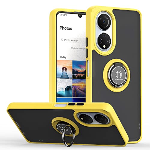 KimsCase für Honor 90 5G Hülle mit Ring Magnetisch PC + Silikon Bumper Case Kickstand Hüllen Handyhülle Motiv Tier Muster Design Cover, Gelb KimsCase für Honor 90 5G Hülle mit Ring Magnetisch PC + Silikon Bumper Case Kickstand Hüllen Handyhülle Motiv Tier Muster Design Cover, Gelb von KimsCase