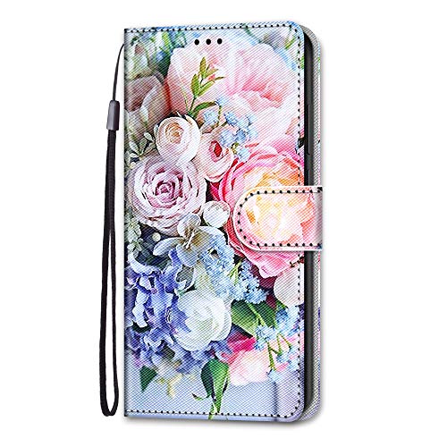 KimsCase für Honor 90 Lite 5G Hülle Leder Silikon Case Magnetisch Kawaii Kickstand Schutzhülle Hüllen Brieftasche Handyhülle Flip Motiv Tier Muster Design Cover von KimsCase