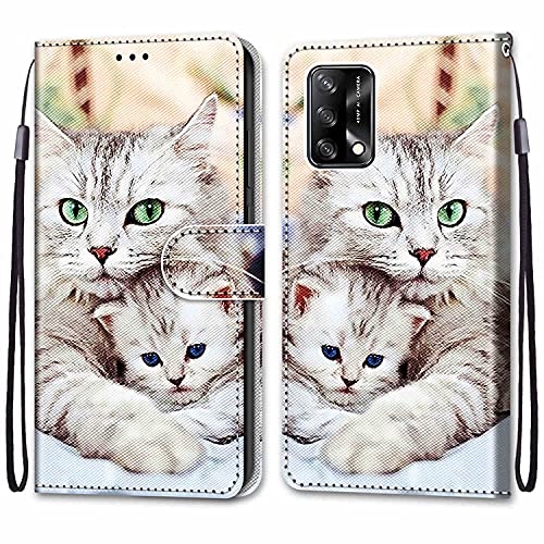 KimsCase für Oppo A74 4G/F19 Hülle Leder Silikon Case Magnetisch Kawaii Kickstand Schutzhülle Hüllen Brieftasche Handyhülle Flip Motiv Tier Muster Design Cover KimsCase für Oppo A74 4G/F19 Hülle Leder Silikon Case Magnetisch Kawaii Kickstand Schutzhülle Hüllen Brieftasche Handyhülle Flip Motiv Tier Muster Design Cover von KimsCase