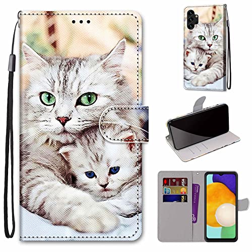 KimsCase für Samsung Galaxy A13 4G Hülle Leder Silikon Case Magnetisch Kawaii Kickstand Schutzhülle Hüllen Brieftasche Handyhülle Flip Motiv Tier Muster Design Cover KimsCase für Samsung Galaxy A13 4G Hülle Leder Silikon Case Magnetisch Kawaii Kickstand Schutzhülle Hüllen Brieftasche Handyhülle Flip Motiv Tier Muster Design Cover von KimsCase
