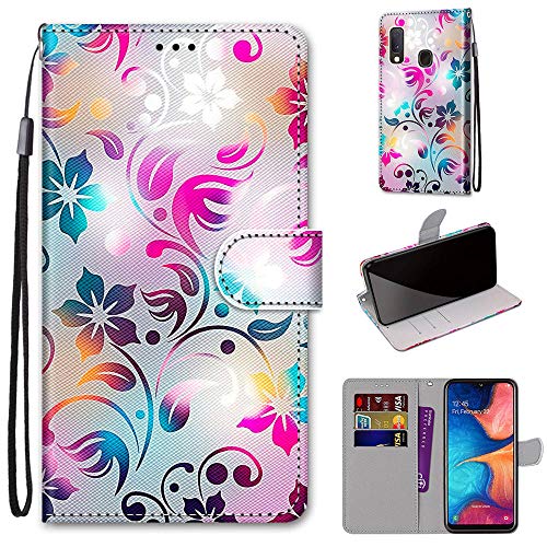 KimsCase für Samsung Galaxy A20E Hülle Leder Silikon Case Magnetisch Kawaii Kickstand Schutzhülle Hüllen Brieftasche Handyhülle Flip Motiv Tier Muster Design Cover KimsCase für Samsung Galaxy A20E Hülle Leder Silikon Case Magnetisch Kawaii Kickstand Schutzhülle Hüllen Brieftasche Handyhülle Flip Motiv Tier Muster Design Cover von KimsCase
