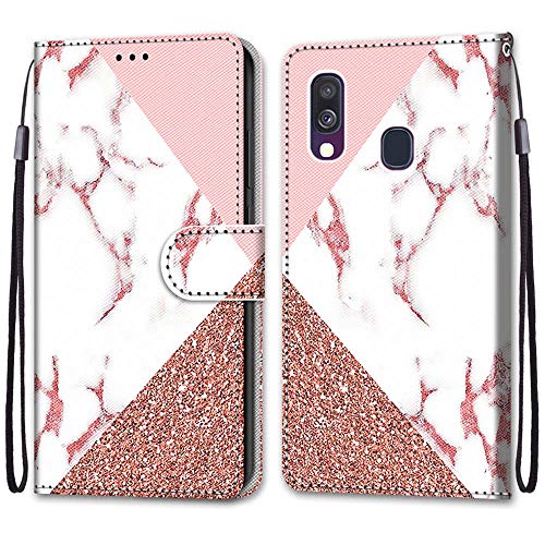KimsCase für Samsung Galaxy A40 Hülle Leder Silikon Case Magnetisch Kawaii Kickstand Schutzhülle Hüllen Brieftasche Handyhülle Flip Motiv Tier Muster Design Cover KimsCase für Samsung Galaxy A40 Hülle Leder Silikon Case Magnetisch Kawaii Kickstand Schutzhülle Hüllen Brieftasche Handyhülle Flip Motiv Tier Muster Design Cover von KimsCase