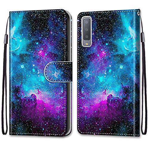 KimsCase für Samsung Galaxy A7 2018 Hülle Leder Silikon Case Magnetisch Kawaii Kickstand Schutzhülle Hüllen Brieftasche Handyhülle Flip Motiv Tier Muster Design Cover KimsCase für Samsung Galaxy A7 2018 Hülle Leder Silikon Case Magnetisch Kawaii Kickstand Schutzhülle Hüllen Brieftasche Handyhülle Flip Motiv Tier Muster Design Cover von KimsCase