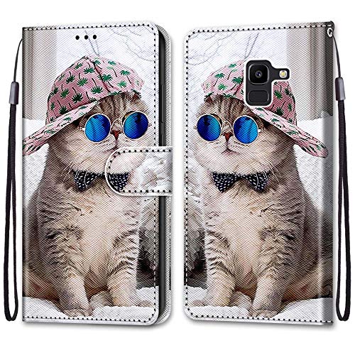 KimsCase für Samsung Galaxy J6 2018 Hülle Leder Silikon Case Magnetisch Kawaii Kickstand Schutzhülle Hüllen Brieftasche Handyhülle Flip Motiv Tier Muster Design Cover KimsCase für Samsung Galaxy J6 2018 Hülle Leder Silikon Case Magnetisch Kawaii Kickstand Schutzhülle Hüllen Brieftasche Handyhülle Flip Motiv Tier Muster Design Cover von KimsCase