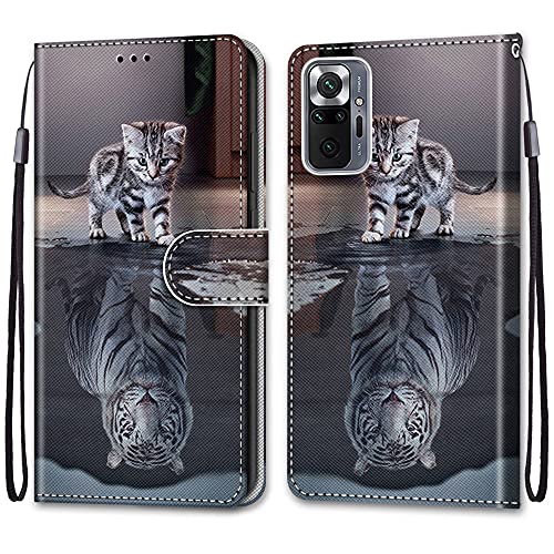 KimsCase für Xiaomi Redmi Note 10 Pro Hülle Leder Silikon Case Magnetisch Kawaii Kickstand Schutzhülle Hüllen Brieftasche Handyhülle Flip Motiv Tier Muster Design Cover KimsCase für Xiaomi Redmi Note 10 Pro Hülle Leder Silikon Case Magnetisch Kawaii Kickstand Schutzhülle Hüllen Brieftasche Handyhülle Flip Motiv Tier Muster Design Cover von KimsCase