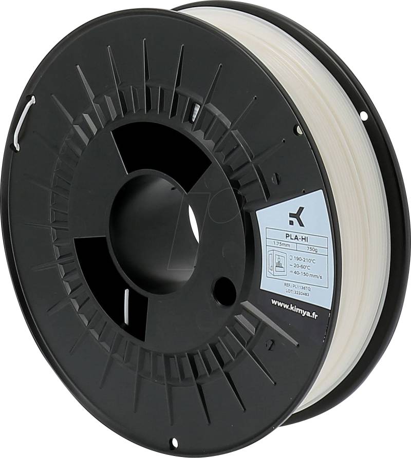 KIMYA PL1136TQ - Filament, PLA-HI, Natürlich, 1,75 mm, 750 g von Kimya