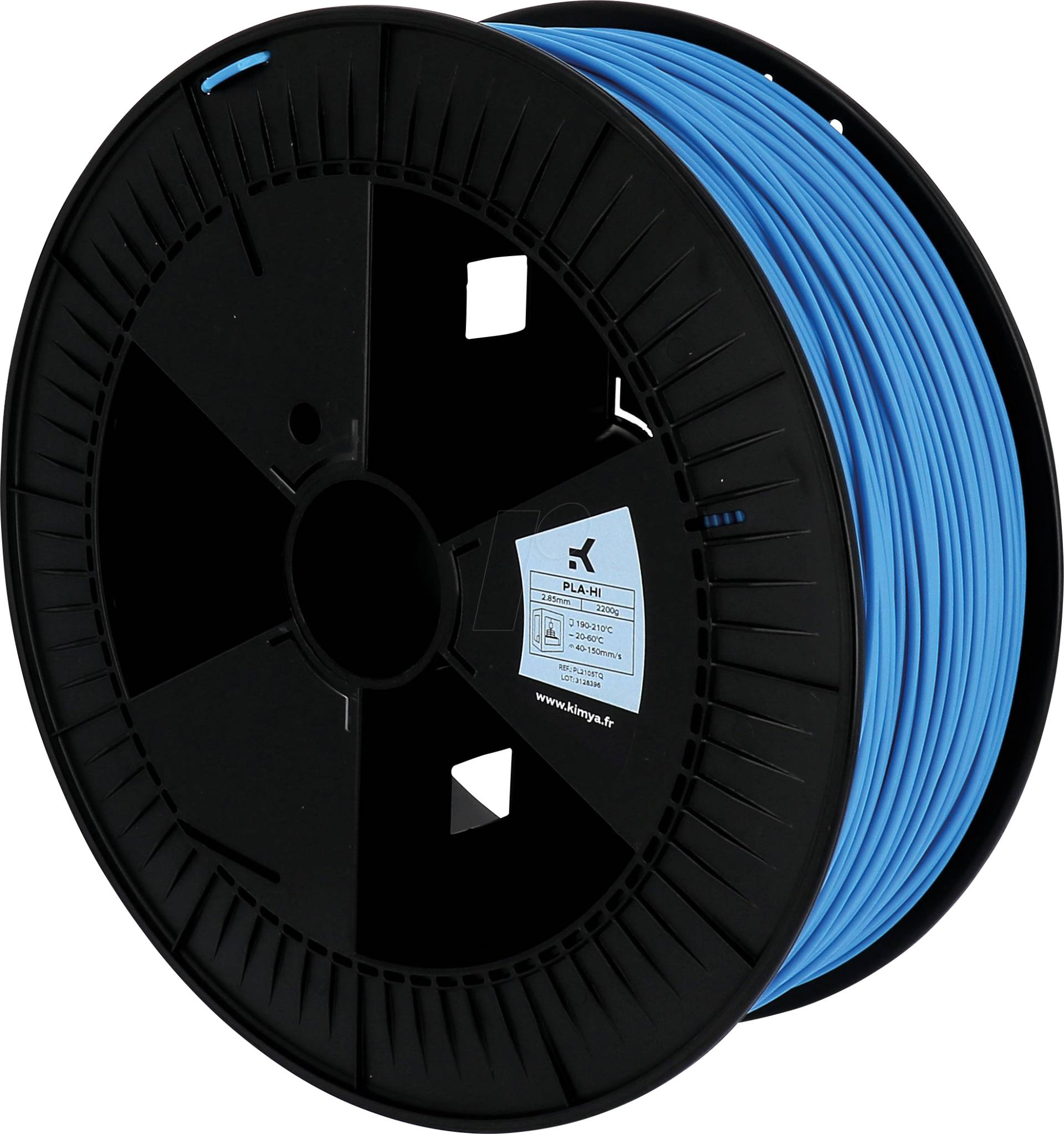 KIMYA PL2105TQ - Filament, PLA-HI, Blau, 2,85 mm, 2.200 g von Kimya