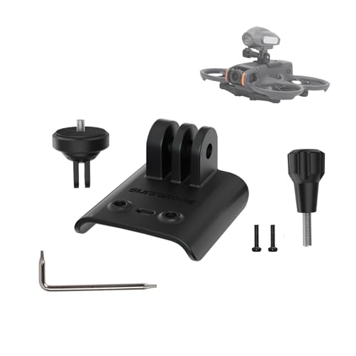 Avata 2 Top Extension Kamerahalterung für DJI Action 2 Insta360 Go 3/2 Sport Adapter Mount Clamp Holder Fix Expansion Kit Drohne Zubehör von Kimyoaee