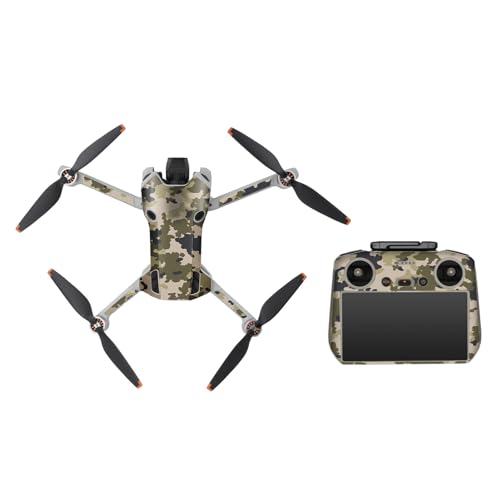 Kimyoaee Mini 4 Pro Skin Aufkleber für DJI Mavic Mini4 Pro Kamera Drohne Quadcopter Körper Arm RC2 Fernbedienung Full Set Aufkleber Wrap Zubehör Wasserdicht von Kimyoaee