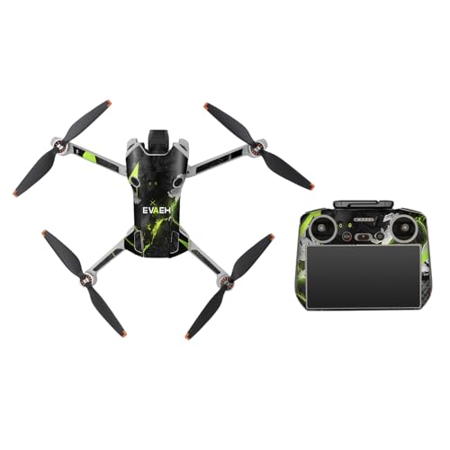 Kimyoaee Mini 4 Pro Skin Aufkleber für DJI Mavic Mini4 Pro Kamera Drohne Quadcopter Körper Arm RC2 Fernbedienung Full Set Aufkleber Wrap Zubehör Wasserdicht von Kimyoaee