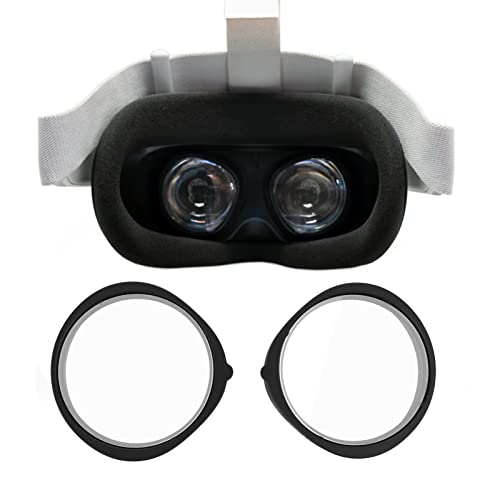 Kurzsichtigkeitsbrille für Oculus Quest 2 Virtual-Reality-Spiele, Headset, Kurzsichtigkeitsbrille, VR-Zubehör, Objektivabdeckung, Schutzrahmen (-6,0D) von Kimyoaee