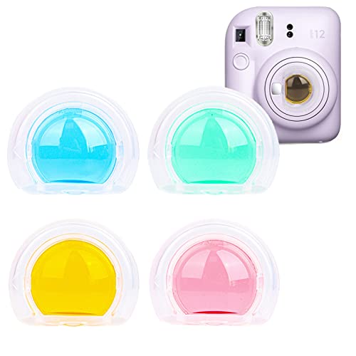 Mini 12 Kamera, 4 Farben, Nahlinsenfilter-Set, Spezialeffekt, Farbspiegel, kompatibel mit Fujifilm Instax Mini 12 Sofortbildkamera-Zubehör Mini 12 Kamera, 4 Farben, Nahlinsenfilter-Set, Spezialeffekt, Farbspiegel, kompatibel mit Fujifilm Instax Mini 12 Sofortbildkamera-Zubehör von Kimyoaee