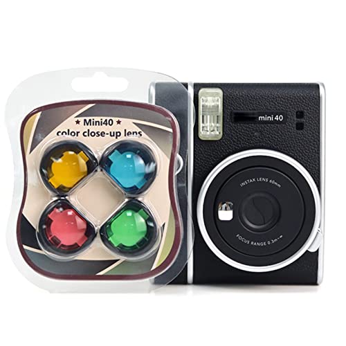 Mini 40 Kamera-Nahlinsen-Filter-Set, Spezialeffekt, Farbspiegel, kompatibel mit Fujifilm Instax Mini 40 Sofortbildkamera-Zubehör Mini 40 Kamera-Nahlinsen-Filter-Set, Spezialeffekt, Farbspiegel, kompatibel mit Fujifilm Instax Mini 40 Sofortbildkamera-Zubehör von Kimyoaee