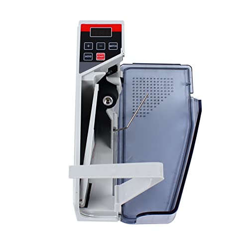 Geldzählmaschine Mobile, Handgerät, Einfach Zu Bedienen Und Tragen, Banknotenzähler mit LED Display 600 Stück/min Mini Handheld Geldzähler (Stil 2) von KinHall