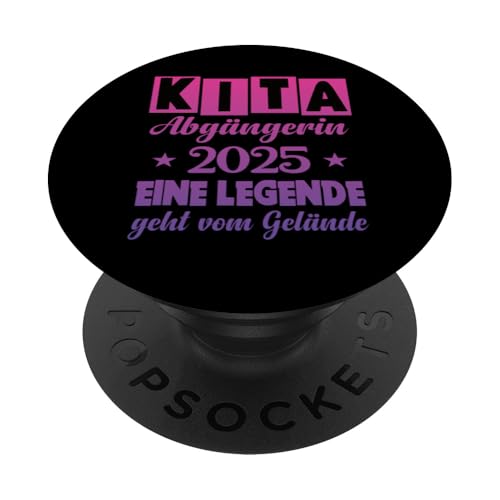 Kinder Kita Abgänger 2025 Schulkind Einschulung Grundschule PopSockets Klebender PopGrip Kinder Kita Abgänger 2025 Schulkind Einschulung Grundschule PopSockets Klebender PopGrip von Kindergarten Abschluss Kita Geschenk Kitaabgänger