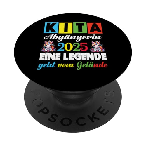 Kinder Kita Abgänger 2025 Schulkind Einschulung Grundschule PopSockets Klebender PopGrip Kinder Kita Abgänger 2025 Schulkind Einschulung Grundschule PopSockets Klebender PopGrip von Kindergarten Abschluss Kita Geschenk Kitaabgänger