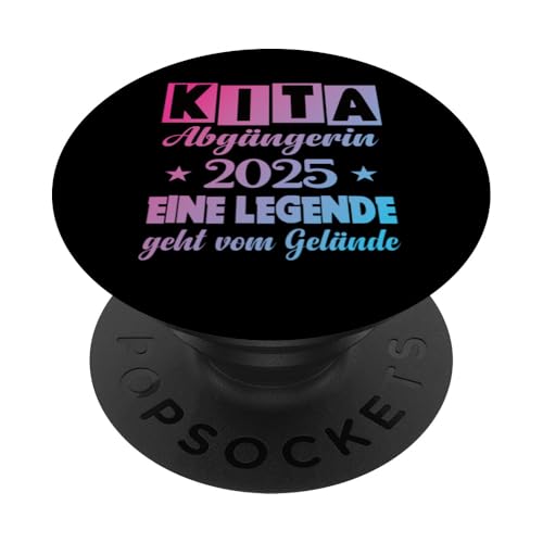 Kinder Kita Abgänger 2025 Schulkind Einschulung Grundschule PopSockets Klebender PopGrip Kinder Kita Abgänger 2025 Schulkind Einschulung Grundschule PopSockets Klebender PopGrip von Kindergarten Abschluss Kita Geschenk Kitaabgänger