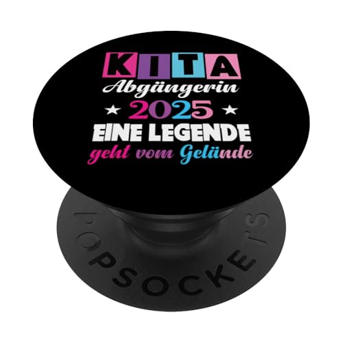 Kinder Kita Abgänger 2025 Schulkind Einschulung Grundschule PopSockets Klebender PopGrip Kinder Kita Abgänger 2025 Schulkind Einschulung Grundschule PopSockets Klebender PopGrip von Kindergarten Abschluss Kita Geschenk Kitaabgänger