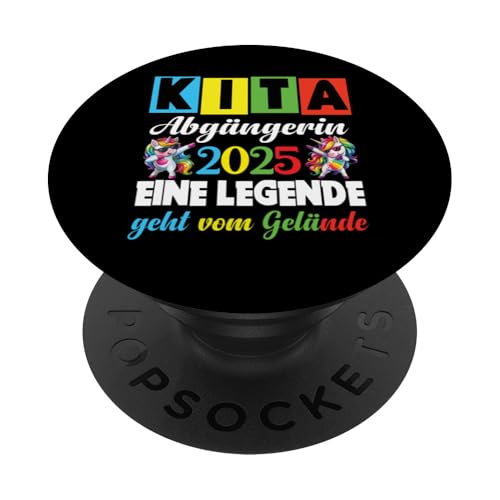 Kinder Kita Abgänger 2025 Schulkind Einschulung Grundschule PopSockets Klebender PopGrip Kinder Kita Abgänger 2025 Schulkind Einschulung Grundschule PopSockets Klebender PopGrip von Kindergarten Abschluss Kita Geschenk Kitaabgänger