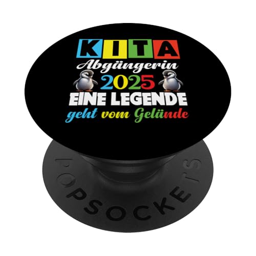 Kinder Kita Abgänger 2025 Schulkind Einschulung Grundschule PopSockets Klebender PopGrip Kinder Kita Abgänger 2025 Schulkind Einschulung Grundschule PopSockets Klebender PopGrip von Kindergarten Abschluss Kita Geschenk Kitaabgänger