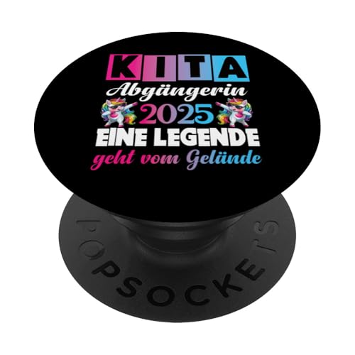 Kinder Kita Abgänger 2025 Schulkind Einschulung Grundschule PopSockets Klebender PopGrip Kinder Kita Abgänger 2025 Schulkind Einschulung Grundschule PopSockets Klebender PopGrip von Kindergarten Abschluss Kita Geschenk Kitaabgänger