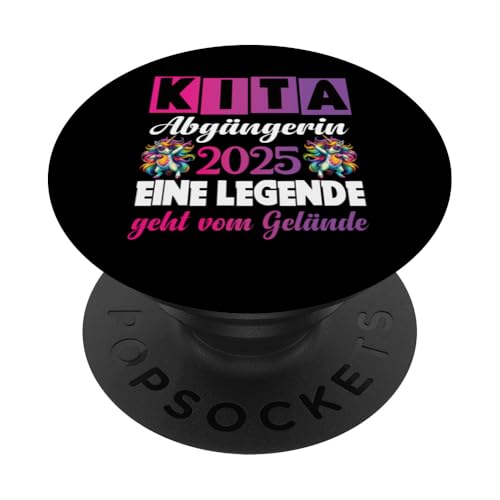 Kinder Kita Abgänger 2025 Schulkind Einschulung Grundschule PopSockets Klebender PopGrip Kinder Kita Abgänger 2025 Schulkind Einschulung Grundschule PopSockets Klebender PopGrip von Kindergarten Abschluss Kita Geschenk Kitaabgänger