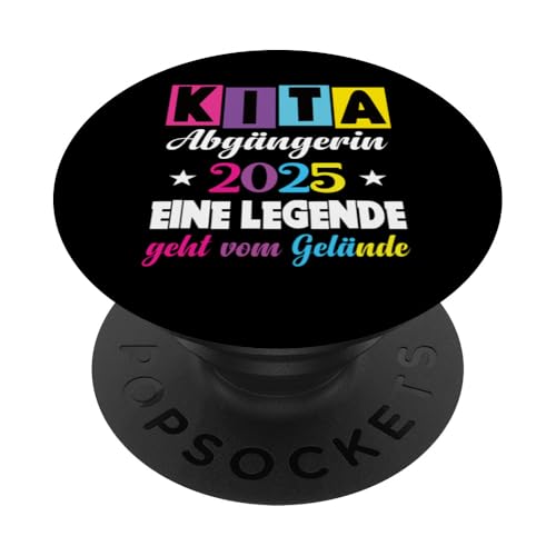 Kinder Kita Abgänger 2025 Schulkind Einschulung Grundschule PopSockets Klebender PopGrip Kinder Kita Abgänger 2025 Schulkind Einschulung Grundschule PopSockets Klebender PopGrip von Kindergarten Abschluss Kita Geschenk Kitaabgänger