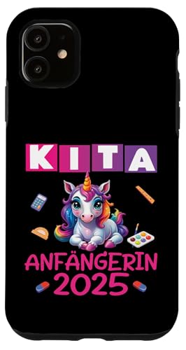 Kita Start Anfang Kinder Kindergartenkind 2025 Unicorn Hülle für iPhone 11 Kita Start Anfang Kinder Kindergartenkind 2025 Unicorn Hülle für iPhone 11 von Kindergarten Kindergartentüte Einhorn Mädchen