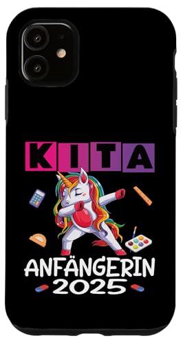 Kita Start Anfang Kinder Kindergartenkind 2025 Unicorn Hülle für iPhone 11 Kita Start Anfang Kinder Kindergartenkind 2025 Unicorn Hülle für iPhone 11 von Kindergarten Kindergartentüte Einhorn Mädchen