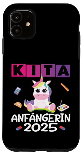 Kita Start Anfang Kinder Kindergartenkind 2025 Unicorn Hülle für iPhone 11 Kita Start Anfang Kinder Kindergartenkind 2025 Unicorn Hülle für iPhone 11 von Kindergarten Kindergartentüte Einhorn Mädchen