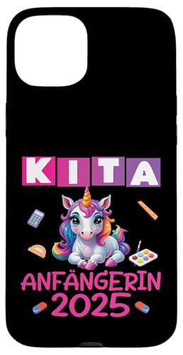 Kita Start Anfang Kinder Kindergartenkind 2025 Unicorn Hülle für iPhone 15 Plus Kita Start Anfang Kinder Kindergartenkind 2025 Unicorn Hülle für iPhone 15 Plus von Kindergarten Kindergartentüte Einhorn Mädchen