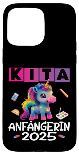 Kita Start Anfang Kinder Kindergartenkind 2025 Unicorn Hülle für iPhone 15 Pro Max Kita Start Anfang Kinder Kindergartenkind 2025 Unicorn Hülle für iPhone 15 Pro Max von Kindergarten Kindergartentüte Einhorn Mädchen