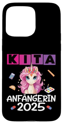 Kita Start Anfang Kinder Kindergartenkind 2025 Unicorn Hülle für iPhone 15 Pro Max Kita Start Anfang Kinder Kindergartenkind 2025 Unicorn Hülle für iPhone 15 Pro Max von Kindergarten Kindergartentüte Einhorn Mädchen