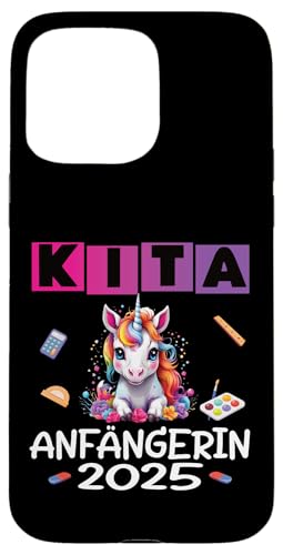Kita Start Anfang Kinder Kindergartenkind 2025 Unicorn Hülle für iPhone 15 Pro Max Kita Start Anfang Kinder Kindergartenkind 2025 Unicorn Hülle für iPhone 15 Pro Max von Kindergarten Kindergartentüte Einhorn Mädchen