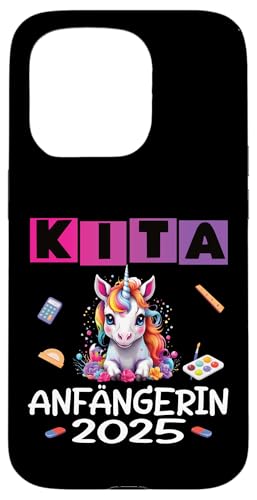 Kita Start Anfang Kinder Kindergartenkind 2025 Unicorn Hülle für iPhone 15 Pro Kita Start Anfang Kinder Kindergartenkind 2025 Unicorn Hülle für iPhone 15 Pro von Kindergarten Kindergartentüte Einhorn Mädchen
