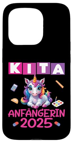 Kita Start Anfang Kinder Kindergartenkind 2025 Unicorn Hülle für iPhone 15 Pro Kita Start Anfang Kinder Kindergartenkind 2025 Unicorn Hülle für iPhone 15 Pro von Kindergarten Kindergartentüte Einhorn Mädchen