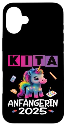 Kita Start Anfang Kinder Kindergartenkind 2025 Unicorn Hülle für iPhone 16 Plus Kita Start Anfang Kinder Kindergartenkind 2025 Unicorn Hülle für iPhone 16 Plus von Kindergarten Kindergartentüte Einhorn Mädchen
