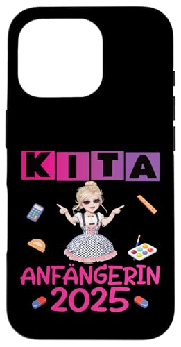 Kita Start Anfang Kinder Kindergartenkind 2025 Unicorn Hülle für iPhone 16 Pro Kita Start Anfang Kinder Kindergartenkind 2025 Unicorn Hülle für iPhone 16 Pro von Kindergarten Kindergartentüte Einhorn Mädchen