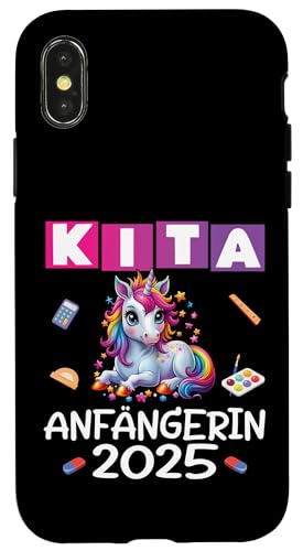 Kita Start Anfang Kinder Kindergartenkind 2025 Unicorn Hülle für iPhone X/XS Kita Start Anfang Kinder Kindergartenkind 2025 Unicorn Hülle für iPhone X/XS von Kindergarten Kindergartentüte Einhorn Mädchen