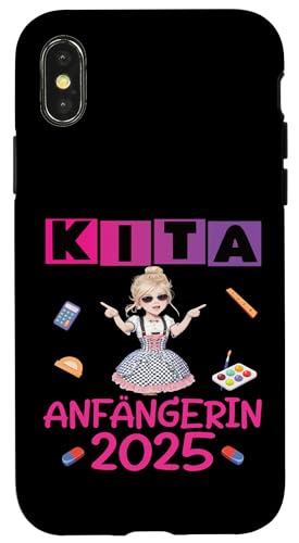 Kita Start Anfang Kinder Kindergartenkind 2025 Unicorn Hülle für iPhone X/XS Kita Start Anfang Kinder Kindergartenkind 2025 Unicorn Hülle für iPhone X/XS von Kindergarten Kindergartentüte Einhorn Mädchen