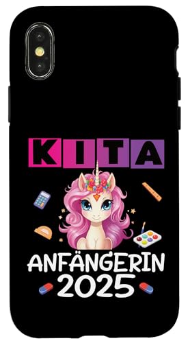 Kita Start Anfang Kinder Kindergartenkind 2025 Unicorn Hülle für iPhone X/XS Kita Start Anfang Kinder Kindergartenkind 2025 Unicorn Hülle für iPhone X/XS von Kindergarten Kindergartentüte Einhorn Mädchen