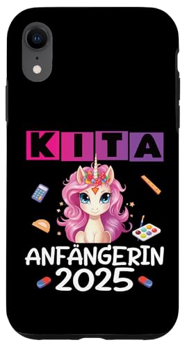 Kita Start Anfang Kinder Kindergartenkind 2025 Unicorn Hülle für iPhone XR Kita Start Anfang Kinder Kindergartenkind 2025 Unicorn Hülle für iPhone XR von Kindergarten Kindergartentüte Einhorn Mädchen