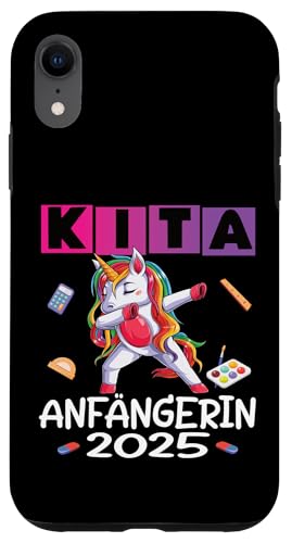 Kita Start Anfang Kinder Kindergartenkind 2025 Unicorn Hülle für iPhone XR Kita Start Anfang Kinder Kindergartenkind 2025 Unicorn Hülle für iPhone XR von Kindergarten Kindergartentüte Einhorn Mädchen