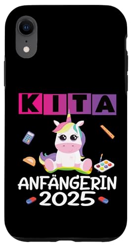 Kita Start Anfang Kinder Kindergartenkind 2025 Unicorn Hülle für iPhone XR Kita Start Anfang Kinder Kindergartenkind 2025 Unicorn Hülle für iPhone XR von Kindergarten Kindergartentüte Einhorn Mädchen
