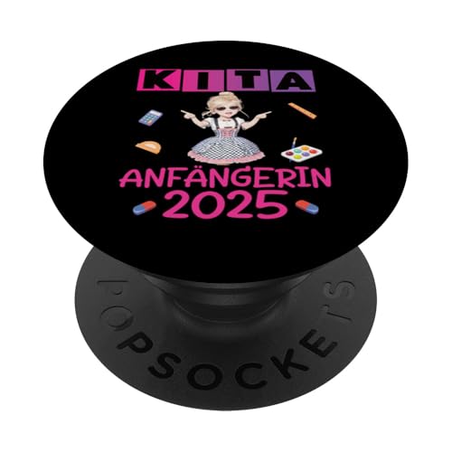 Kita Start Anfang Kinder Kindergartenkind 2025 Unicorn PopSockets Klebender PopGrip Kita Start Anfang Kinder Kindergartenkind 2025 Unicorn PopSockets Klebender PopGrip von Kindergarten Kindergartentüte Einhorn Mädchen
