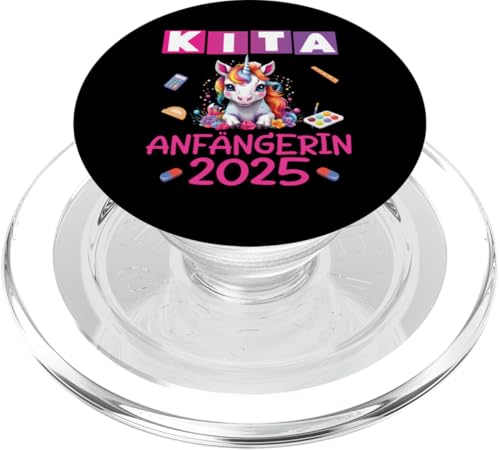 Kita Start Anfang Kinder Kindergartenkind 2025 Unicorn PopSockets PopGrip für MagSafe Kita Start Anfang Kinder Kindergartenkind 2025 Unicorn PopSockets PopGrip für MagSafe von Kindergarten Kindergartentüte Einhorn Mädchen