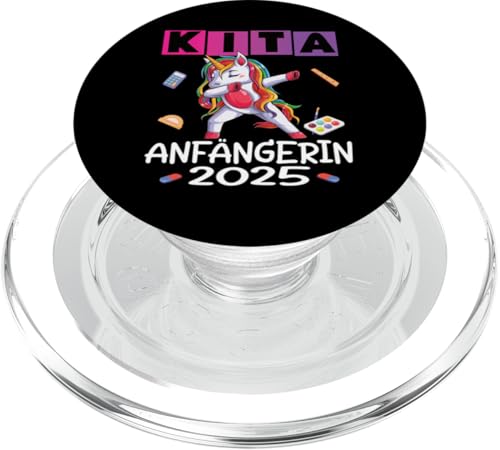 Kita Start Anfang Kinder Kindergartenkind 2025 Unicorn PopSockets PopGrip für MagSafe Kita Start Anfang Kinder Kindergartenkind 2025 Unicorn PopSockets PopGrip für MagSafe von Kindergarten Kindergartentüte Einhorn Mädchen