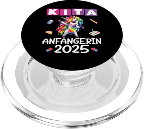 Kita Start Anfang Kinder Kindergartenkind 2025 Unicorn PopSockets PopGrip für MagSafe Kita Start Anfang Kinder Kindergartenkind 2025 Unicorn PopSockets PopGrip für MagSafe von Kindergarten Kindergartentüte Einhorn Mädchen