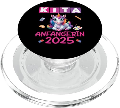 Kita Start Anfang Kinder Kindergartenkind 2025 Unicorn PopSockets PopGrip für MagSafe Kita Start Anfang Kinder Kindergartenkind 2025 Unicorn PopSockets PopGrip für MagSafe von Kindergarten Kindergartentüte Einhorn Mädchen
